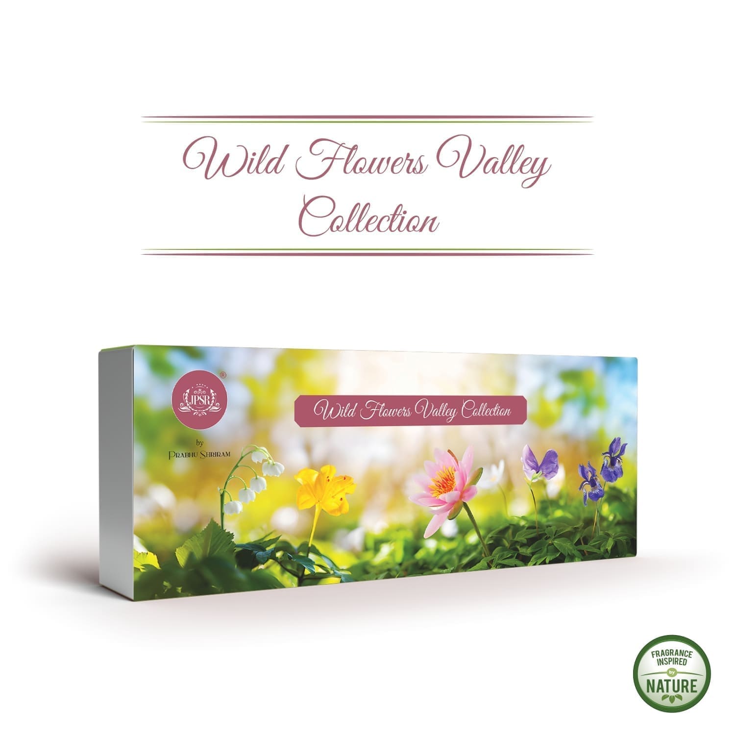 Wild Flower Valley Collection Premium Incense Sticks Gift Box
