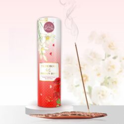 JPSR Flora Fusion Collection Tuberose & Indian Rose Luxury Double Fragrance Incense Sticks